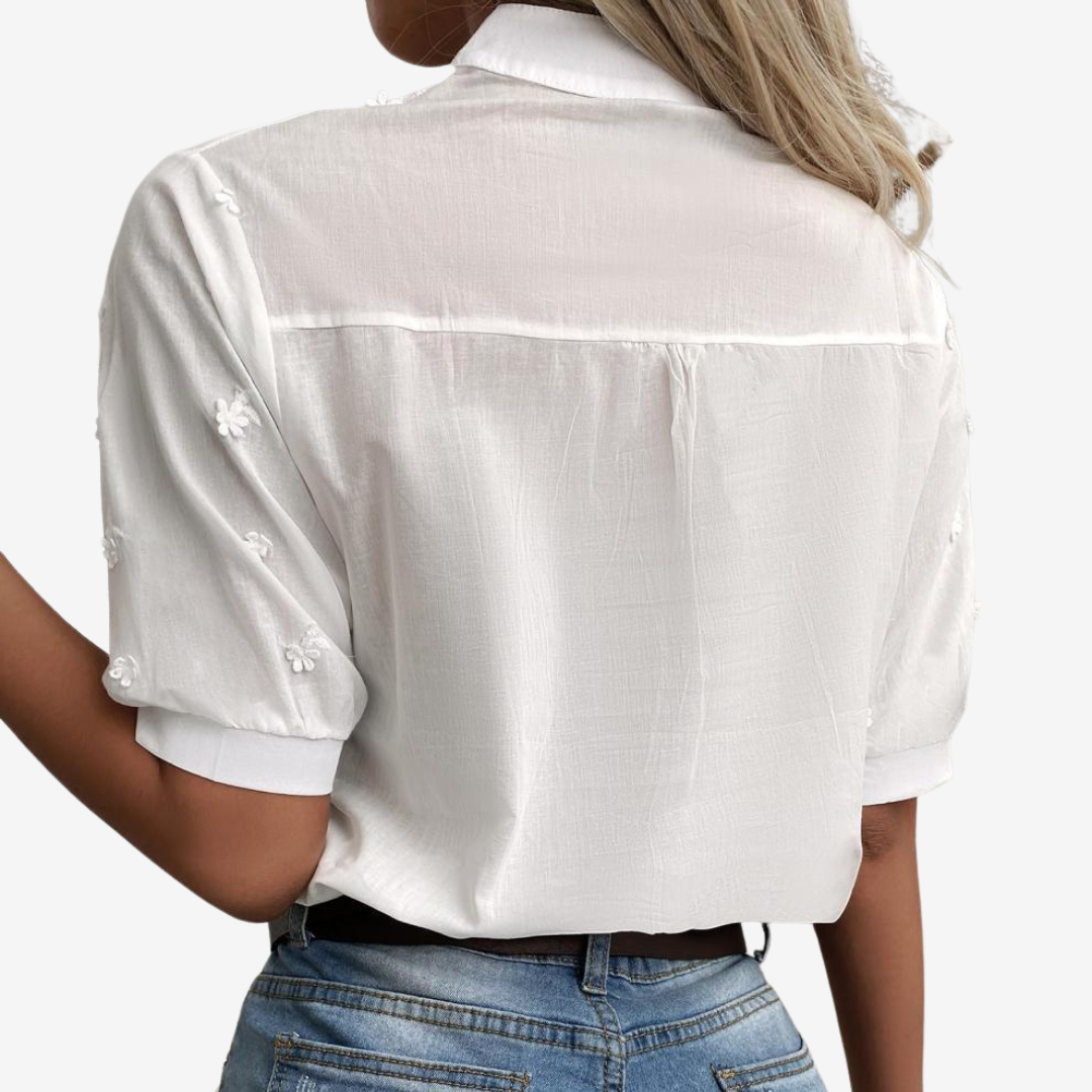 BLUSA DE MANGA CORTA | LETICIA