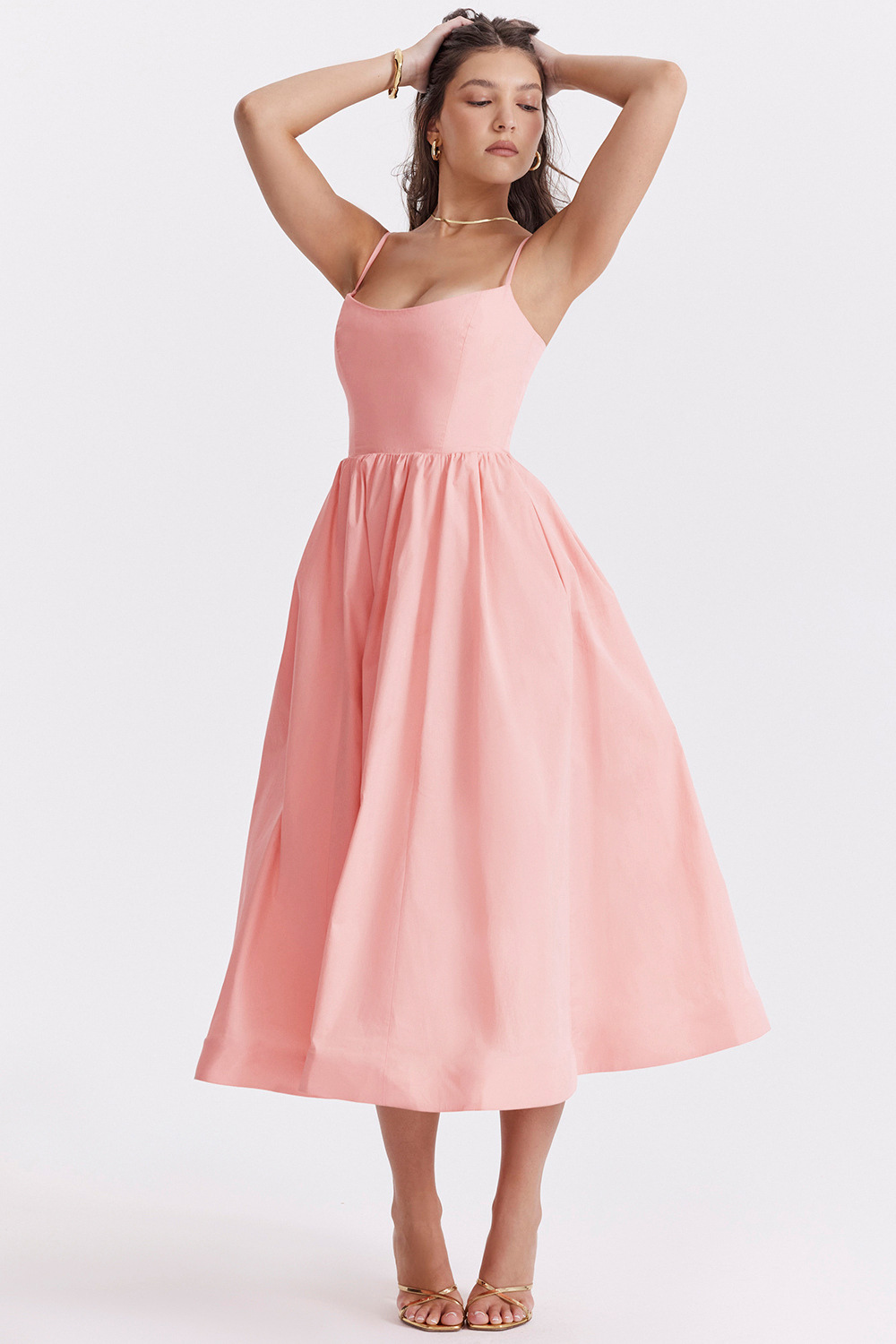 ELEGANTE ESTILO MIDI DE VERANO CON CORSÉ - ESTELLA