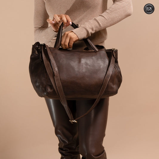 Borsa V in pelle
