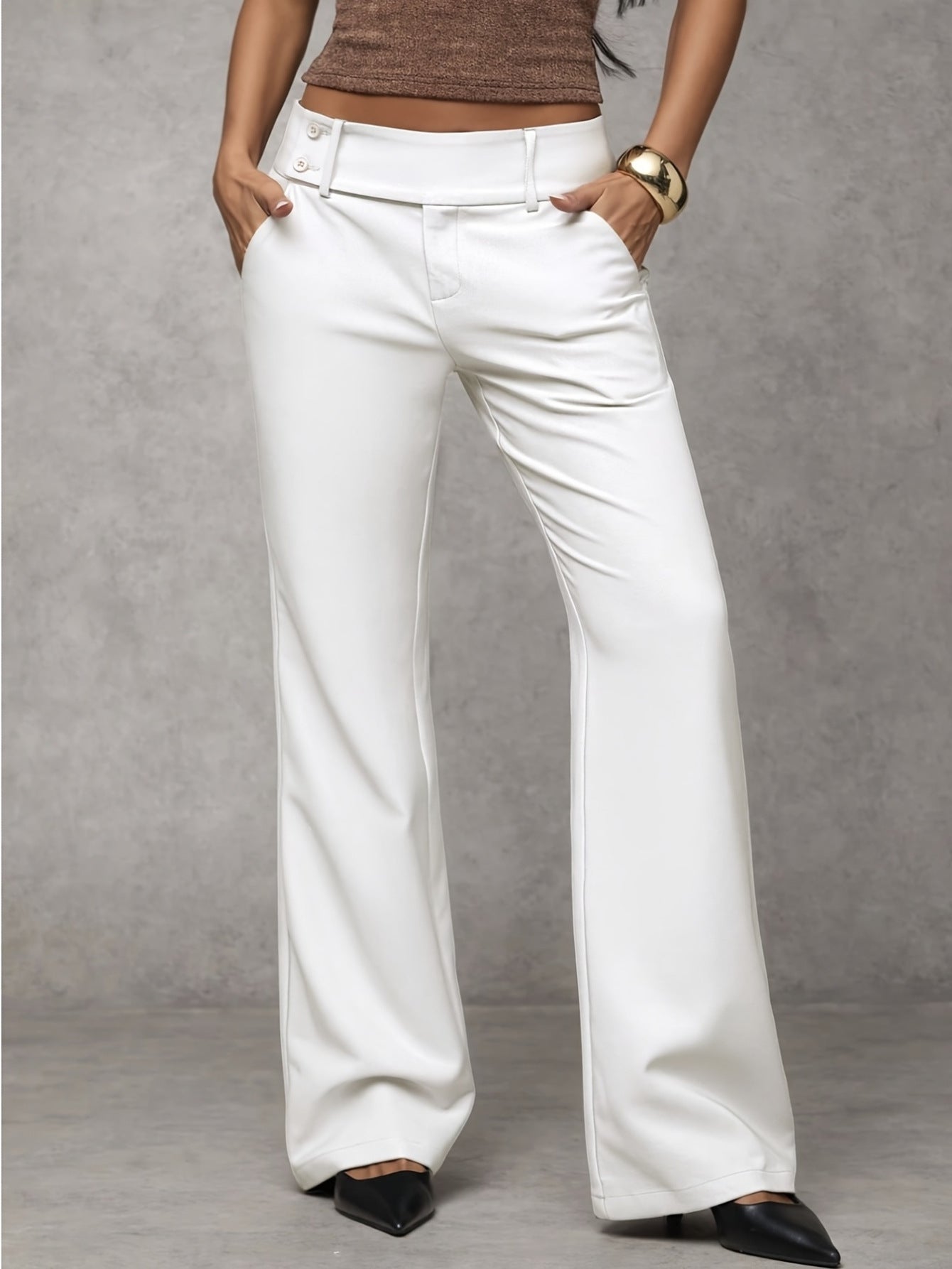 PANTALONES MODERNOS DE CORTE ANCHO - BENIN