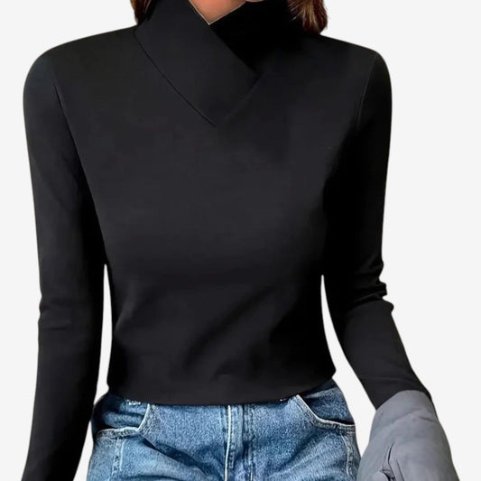 CAMISETA DE CUELLO ALTO - EMILY