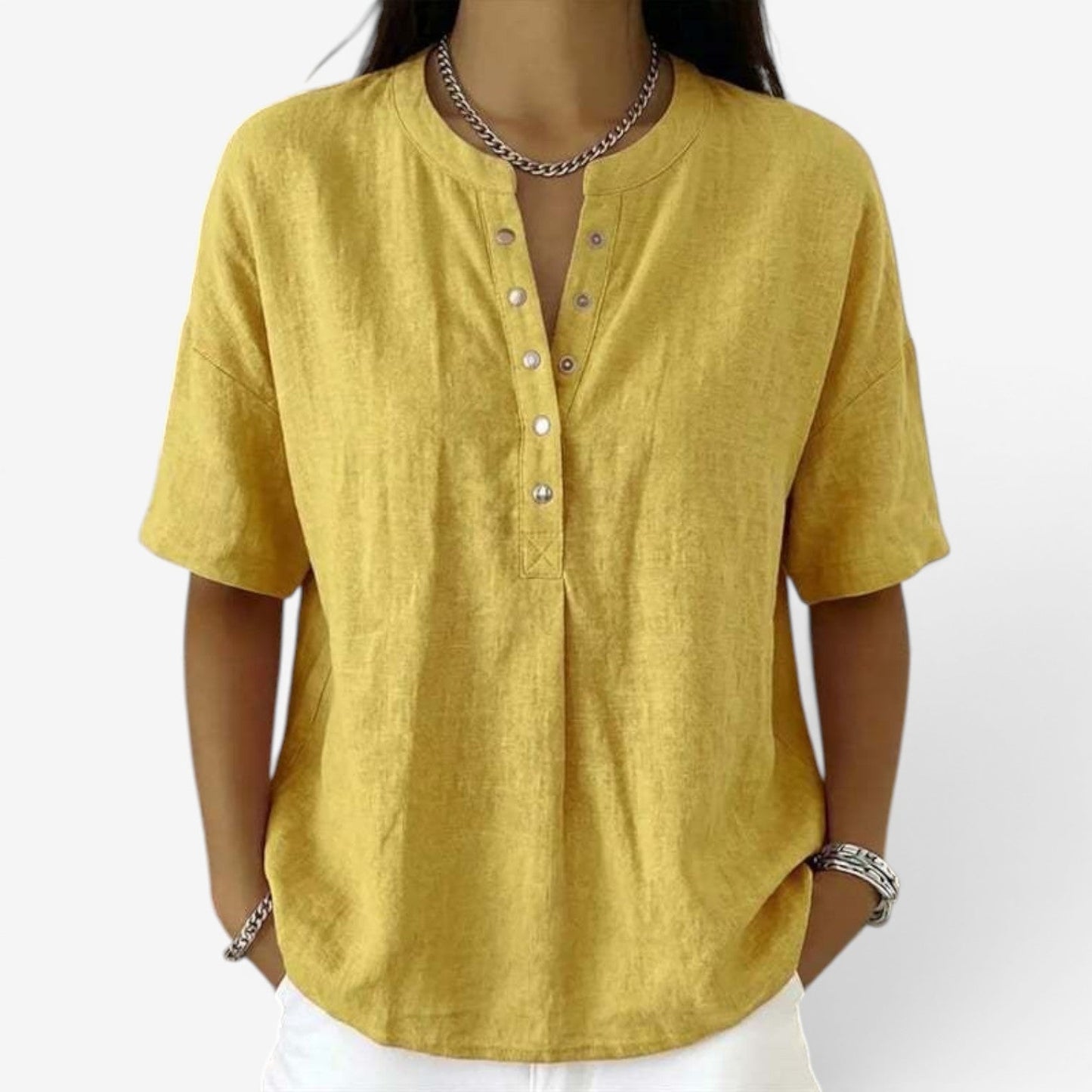 BLUSA DE LINO - KASSANDRA