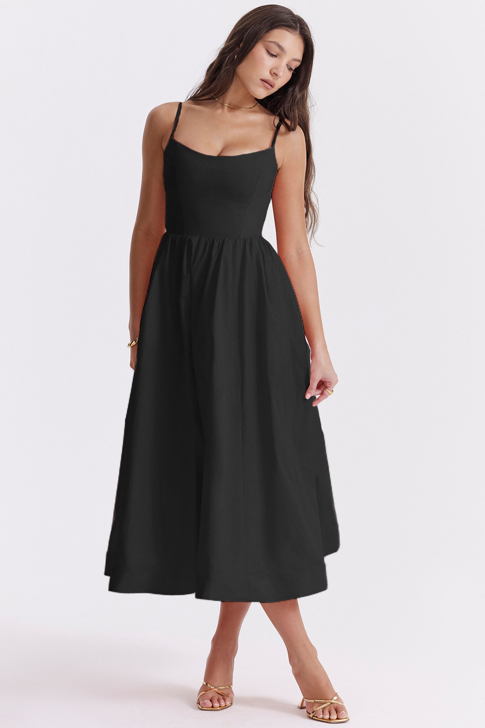 ELEGANTE ESTILO MIDI DE VERANO CON CORSÉ - ESTELLA