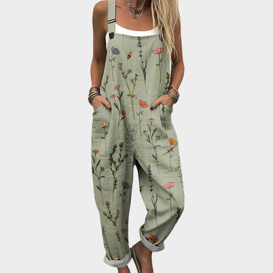 OVEROL ESTAMPADO PRIMAVERAL - JHENNY