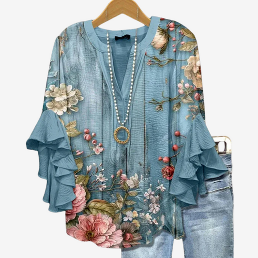 VESTIDO LARGO BOHEMIO - ROSELINA