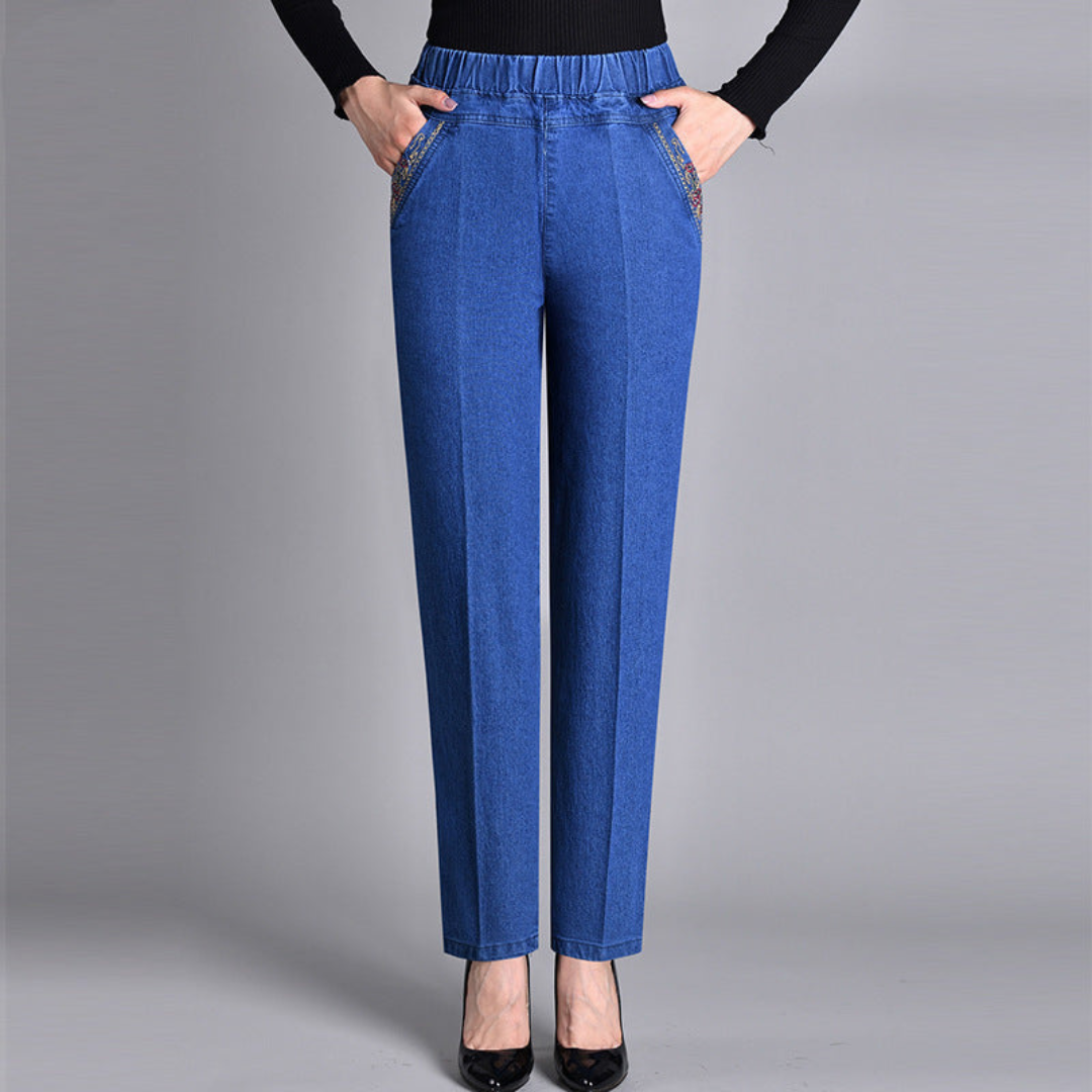 JEANS ELÁSTICOS ELEGANTES - SERAFINA