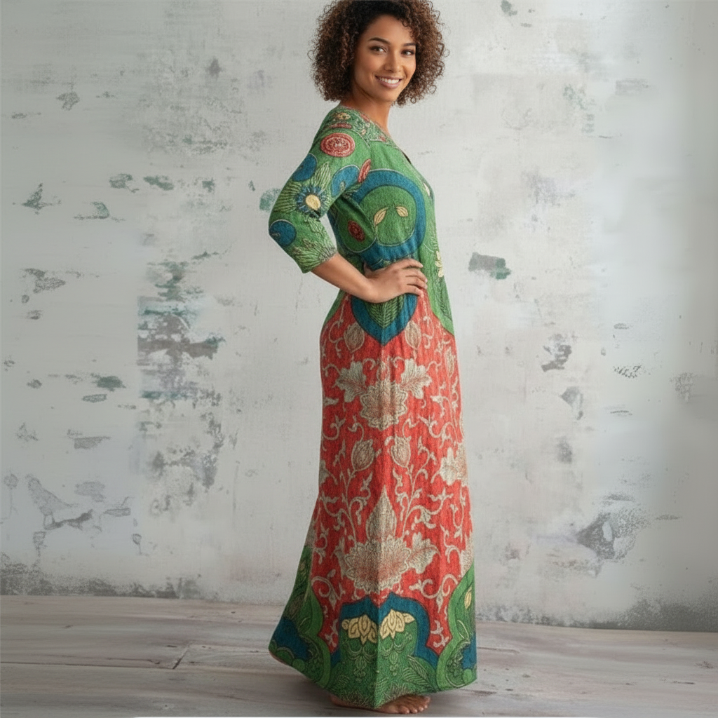 VESTIDO FLORAL VINTAGE | TANZANIA