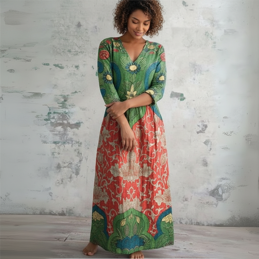 VESTIDO FLORAL VINTAGE | TANZANIA