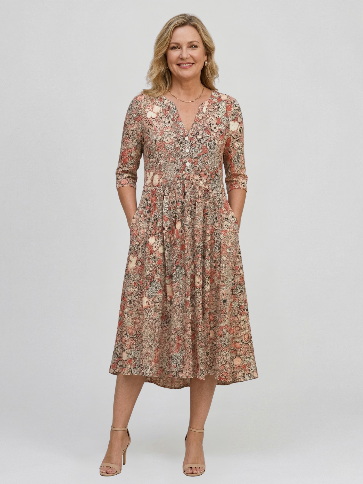 VESTIDO MIDI | ÁFRICA