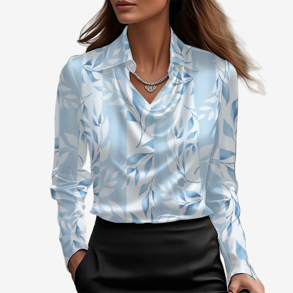 BLUSA SATINADA - DORIS
