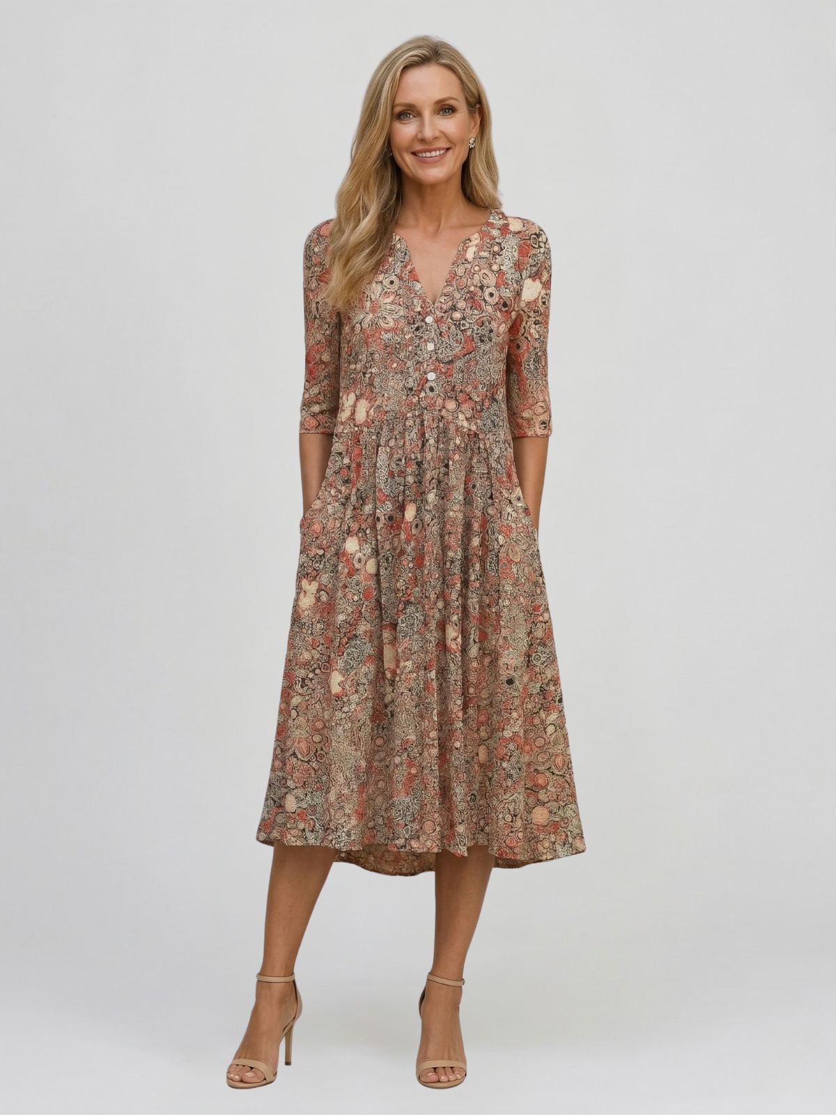 VESTIDO MIDI | ÁFRICA