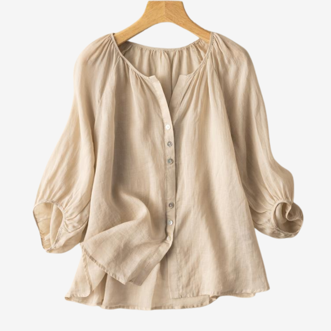 BLUSA DE LINO - CELIA