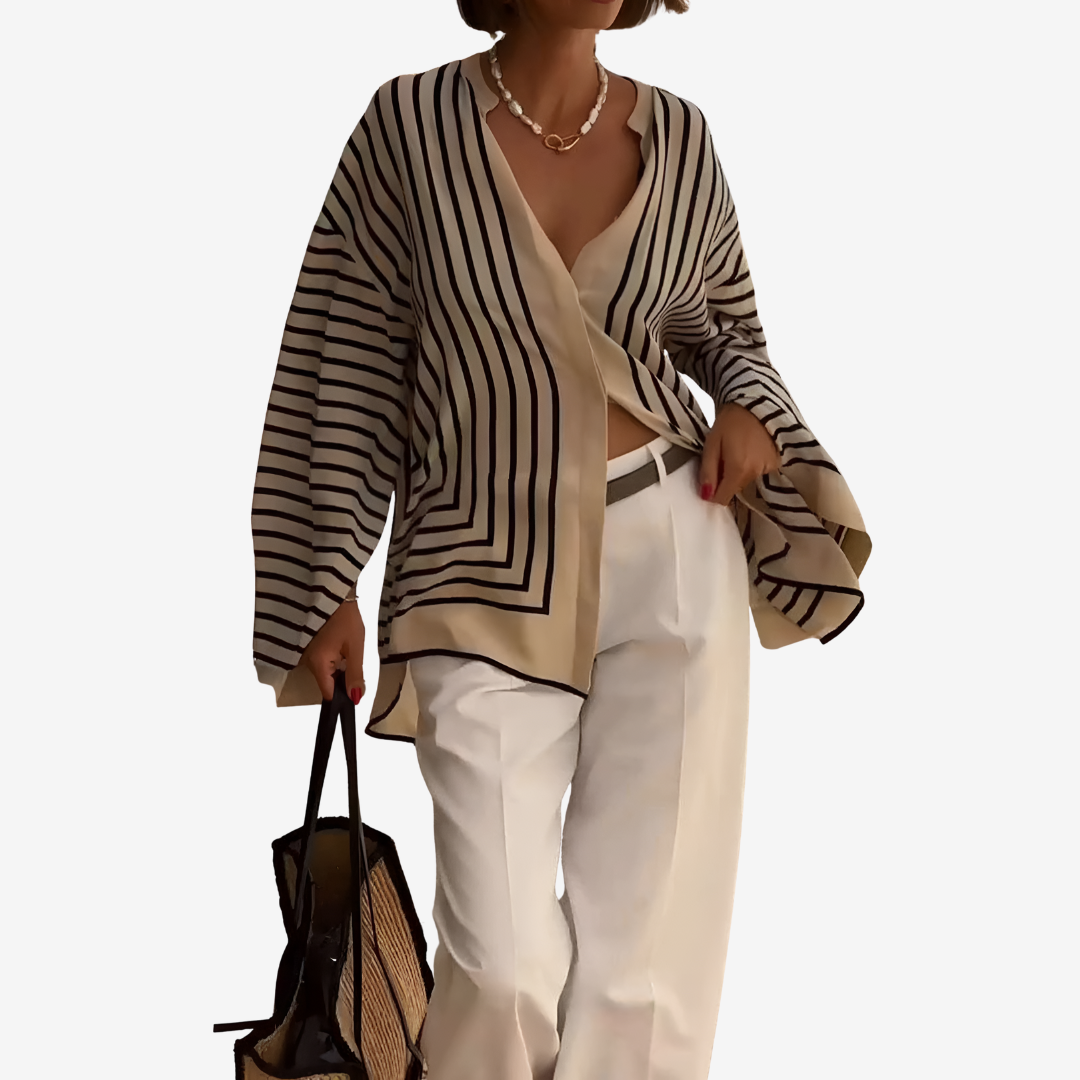 BLUSA CON ESTAMPADO - NORA