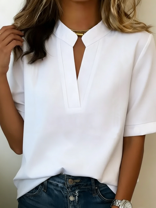 BLUSA CON CUELLO REFINADO - URBAN