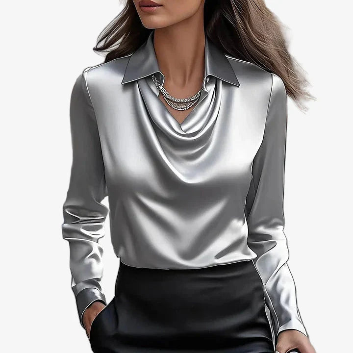 BLUSA SATINADA - DORIS