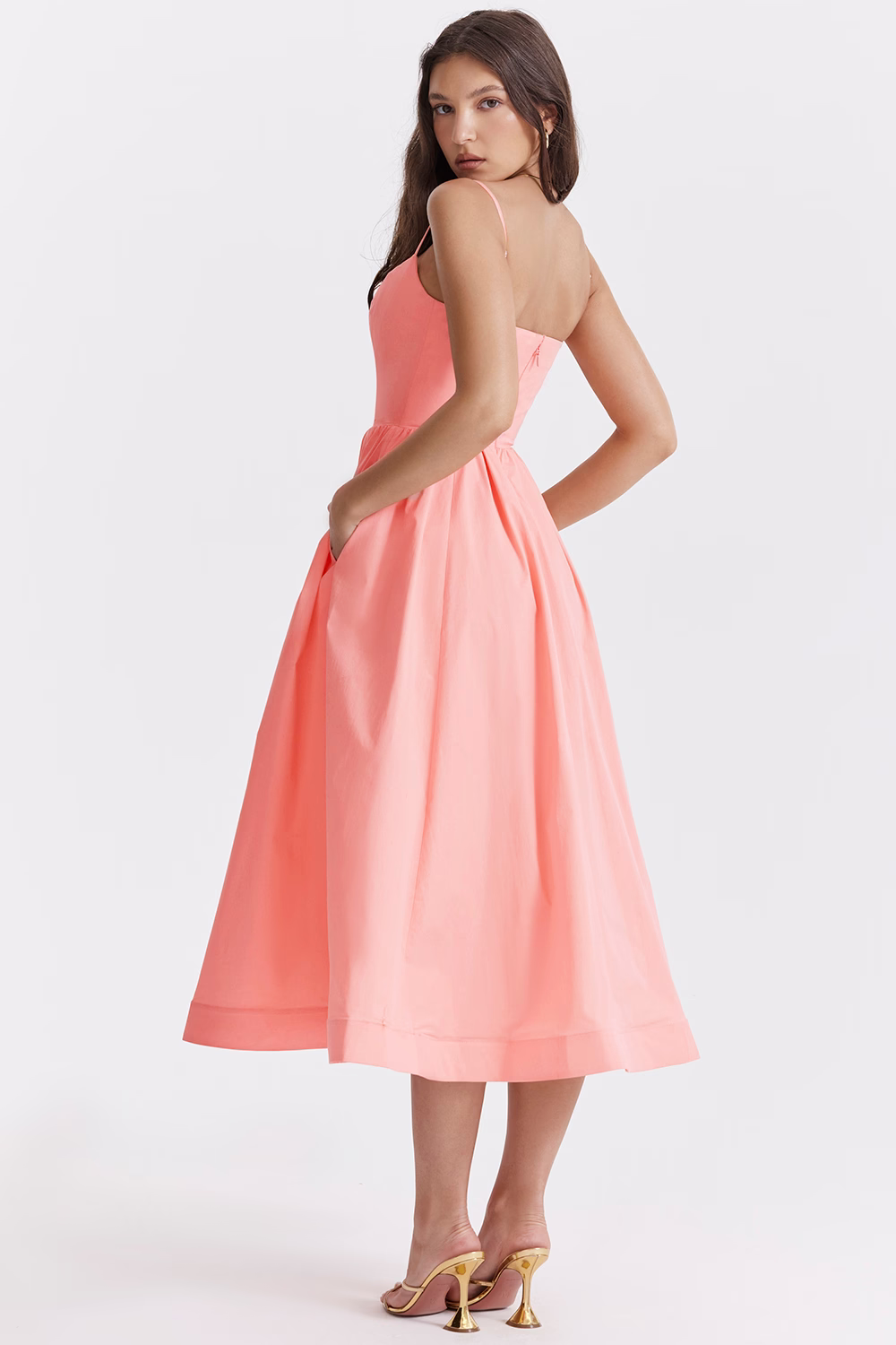 ELEGANTE ESTILO MIDI DE VERANO CON CORSÉ - ESTELLA