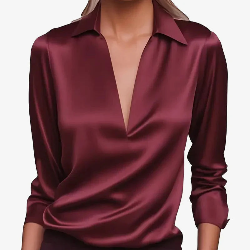 BLUSA SATINADA - GLORIA