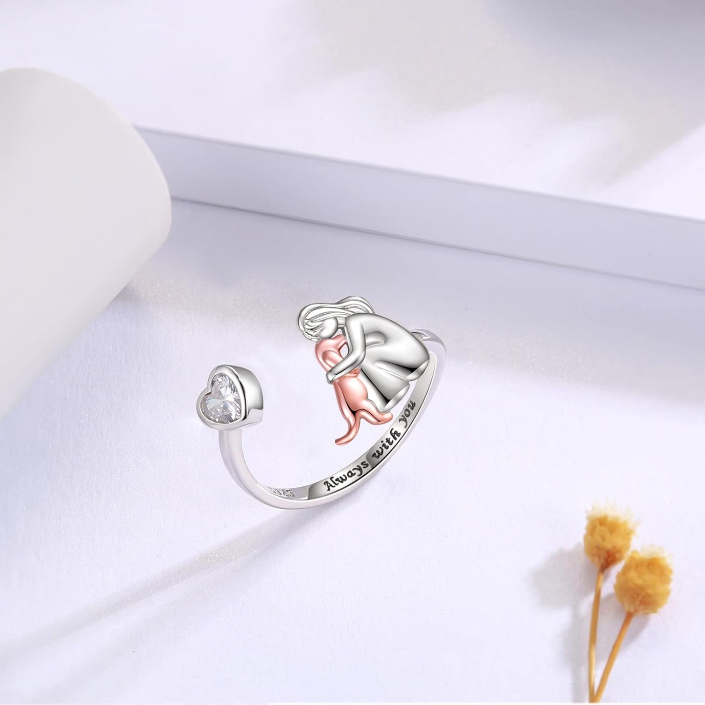 ANILLO CON ICONO DE PERRO - ALWAYSPAW