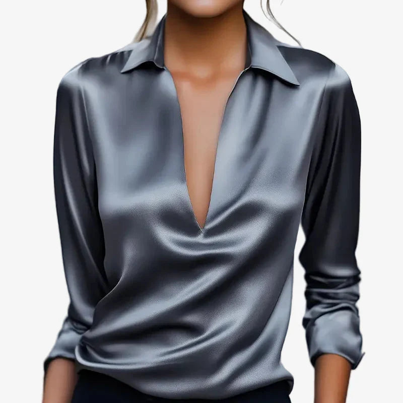 BLUSA SATINADA - GLORIA