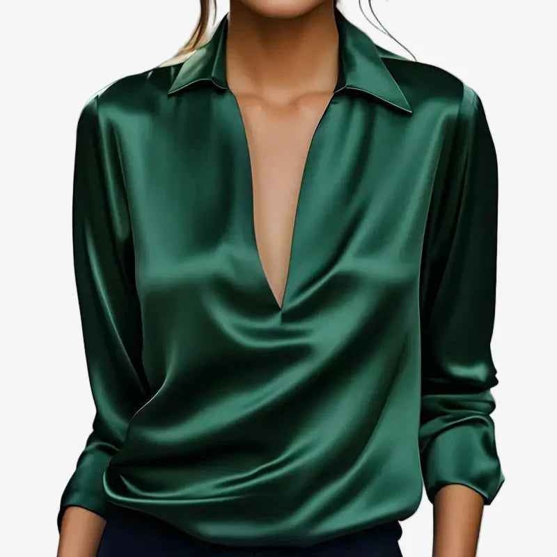 BLUSA SATINADA - GLORIA