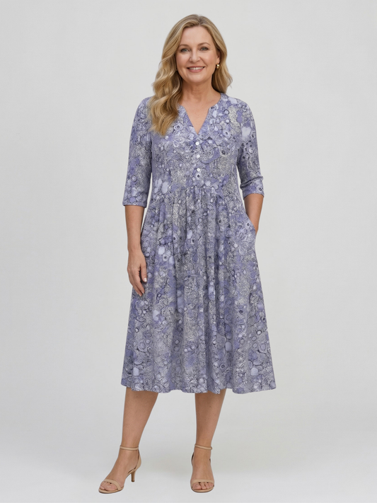 VESTIDO MIDI - ÁFRICA