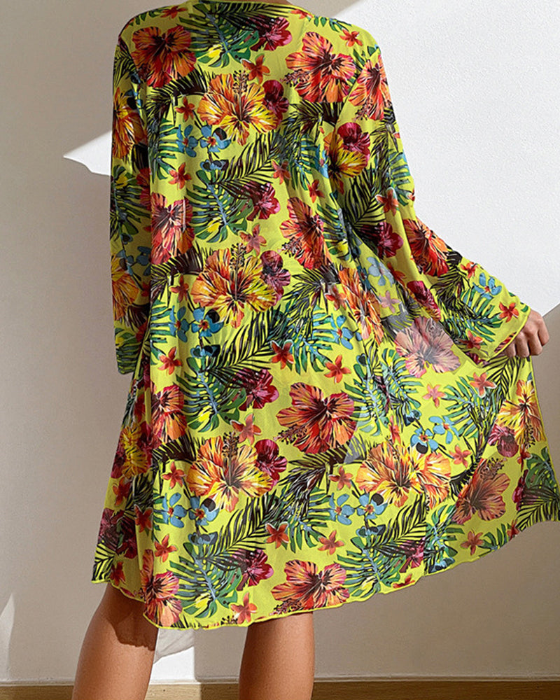 BIKINI CON FALDA FLORAL - PALOMA