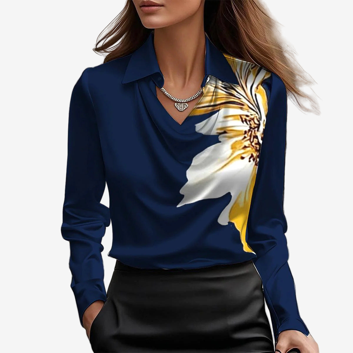BLUSA SATINADA - DORIS