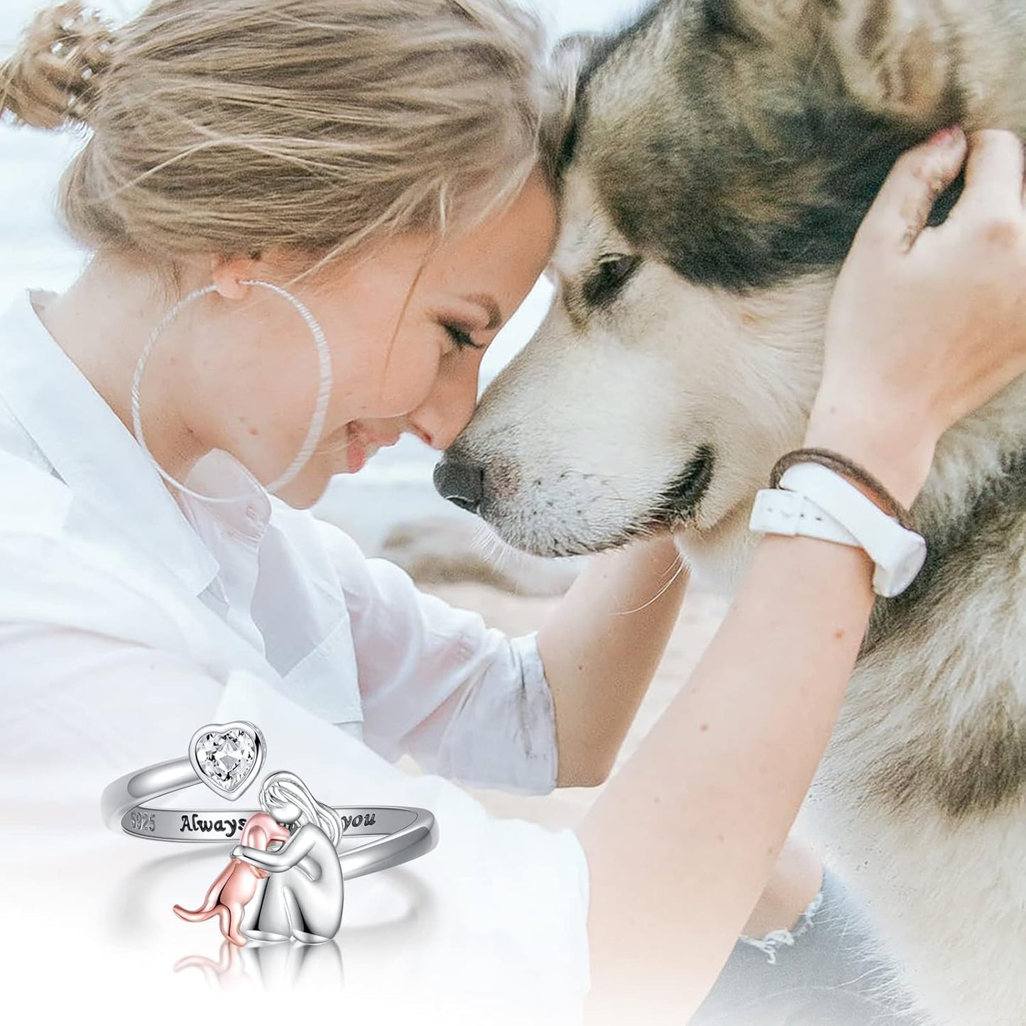 ANILLO CON ICONO DE PERRO - ALWAYSPAW
