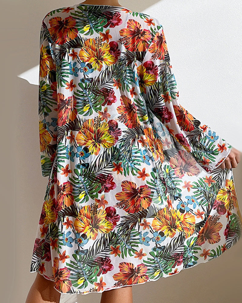 BIKINI CON FALDA FLORAL - PALOMA