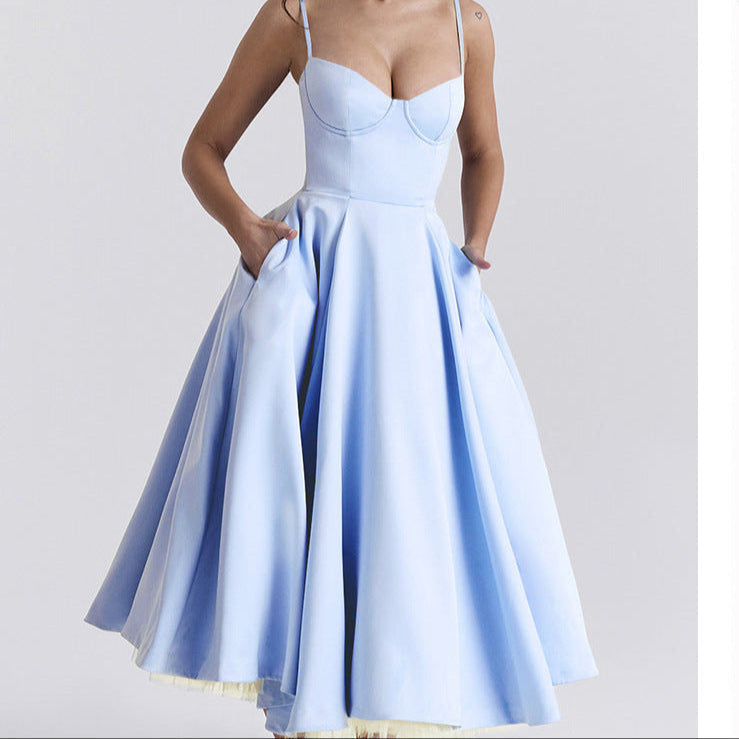 VESTIDO MIDI ROMÁNTICO DE VERANO - DANERI