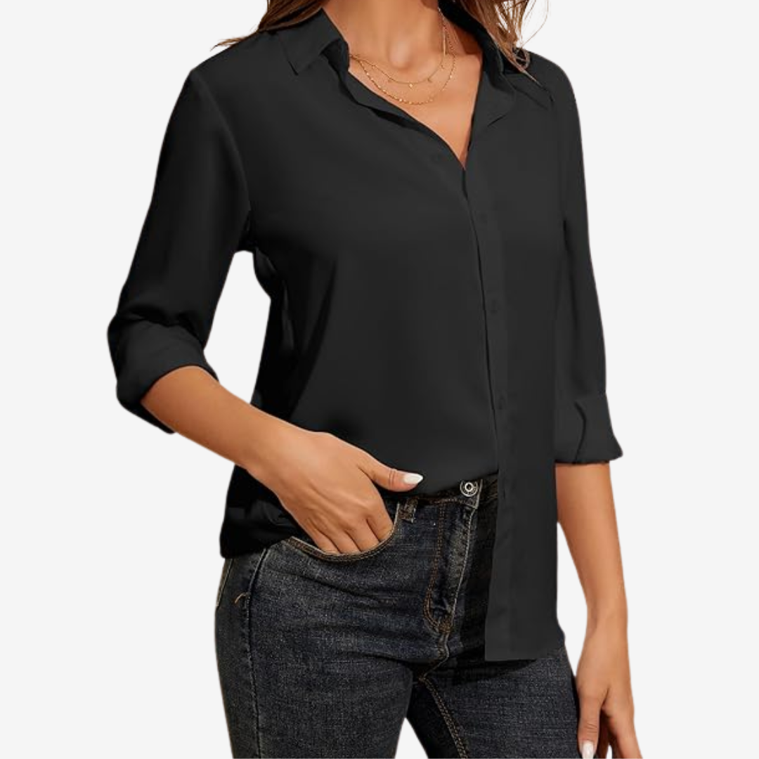BLUSA DE MUSELINA SUAVE - ELVIRA