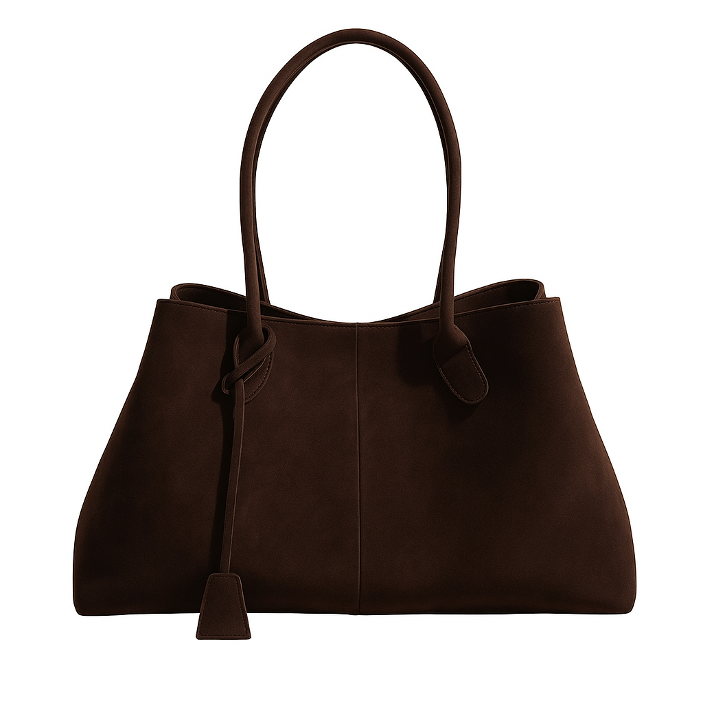 BOLSO DE HOMBRO DE ANTE SINTÉTICO - ZIDRA