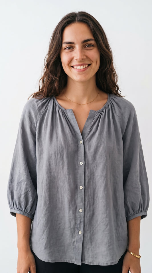 BLUSA DE LINO CELIA