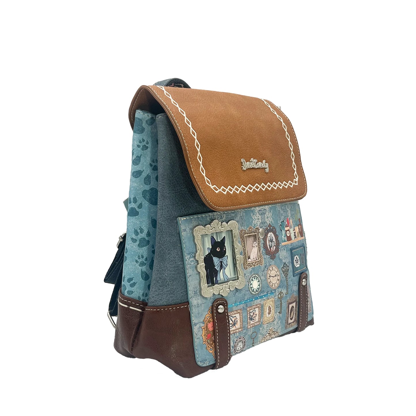 MOCHILA VINTAGE SWEET CANDY CAT - EVOLYN
