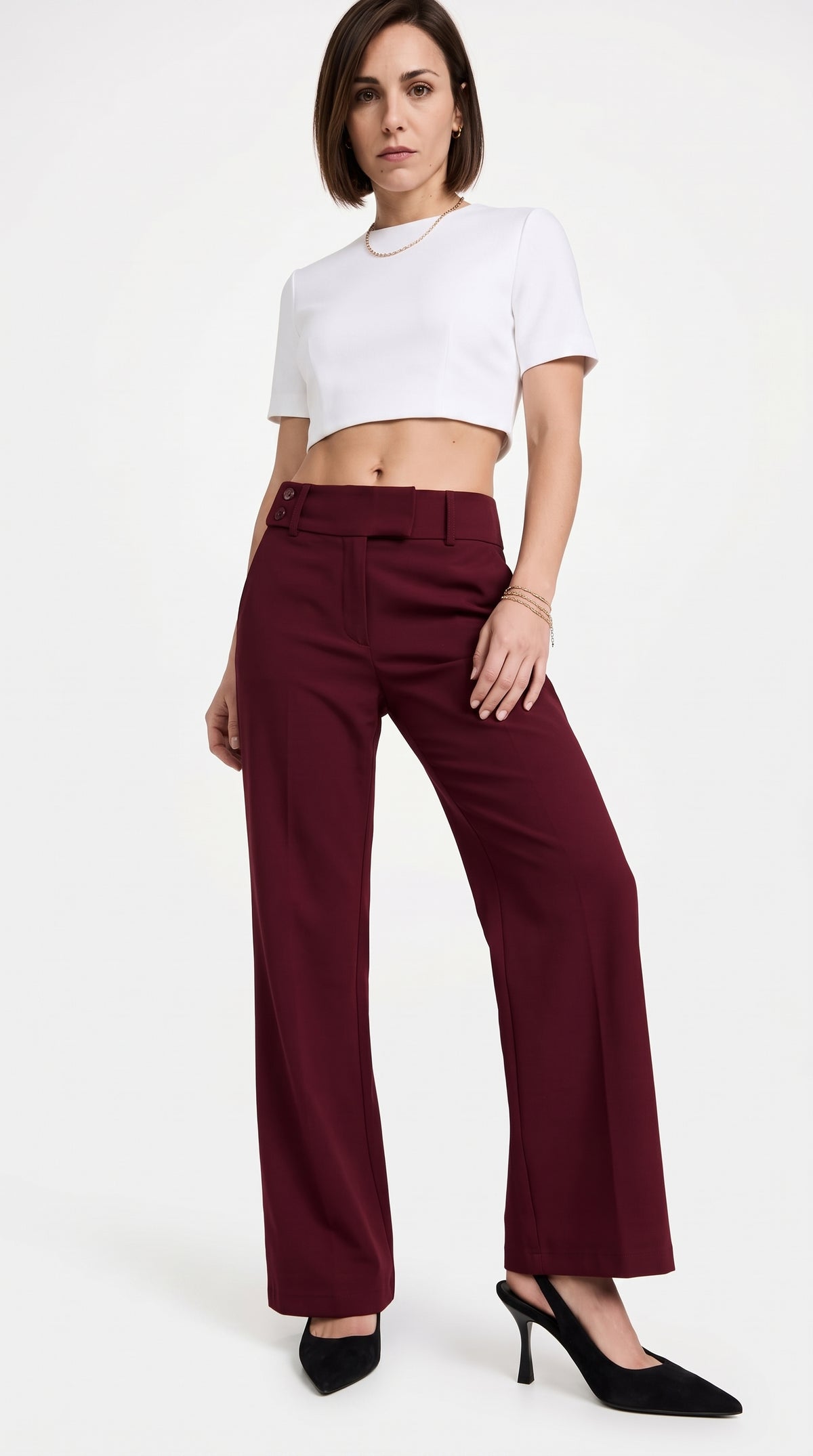 PANTALONES DE CORTE ANCHO BENIN