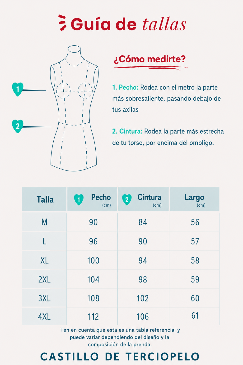 Guía de tallas