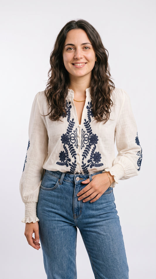 BLUSA BORDADA ISAURA