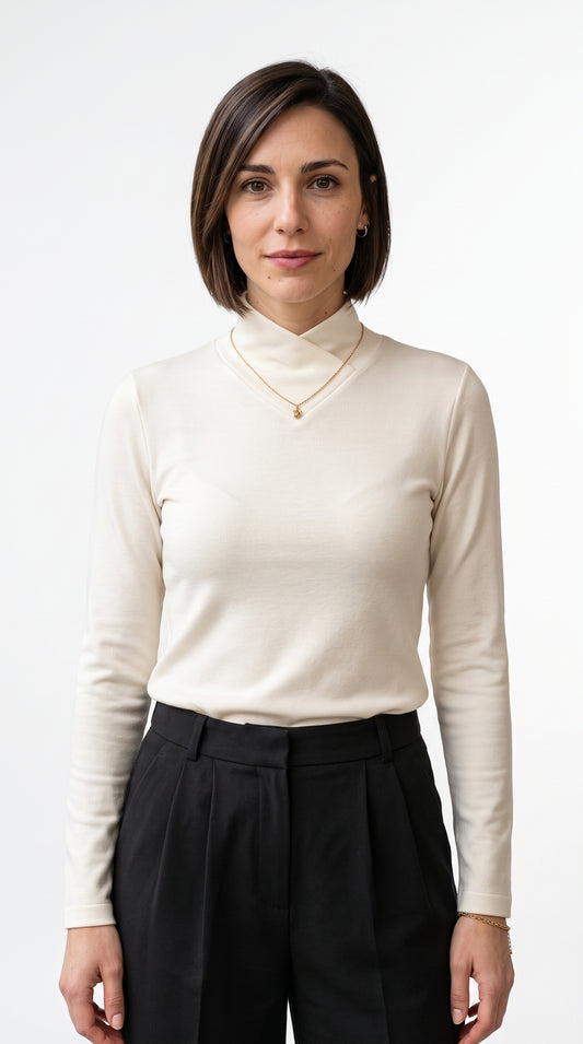 CAMISETA DE CUELLO ALTO | EMILY