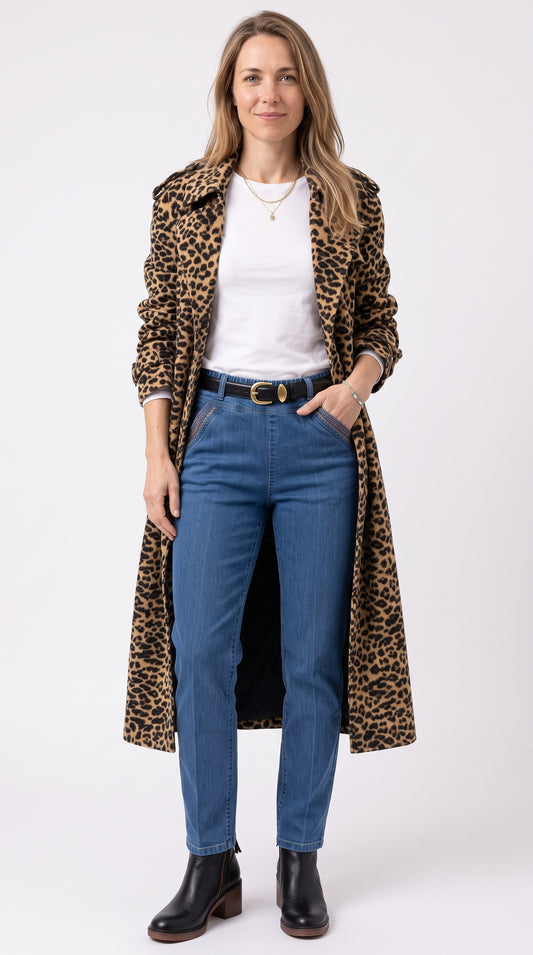 ABRIGO MIDI LEOPARDO LUBANGO