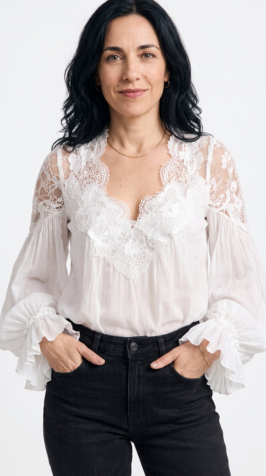 BLUSA DE ENCAJE | GEORGINA