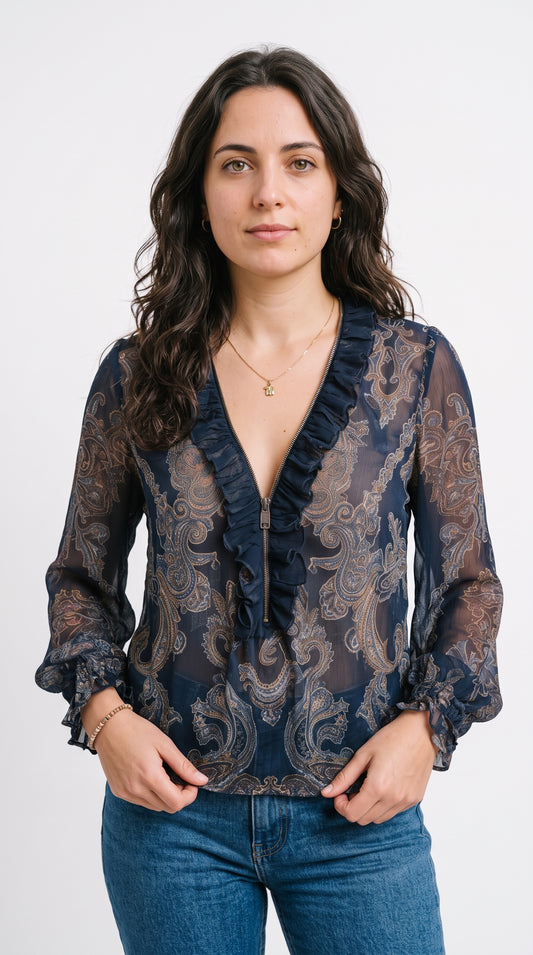 BLUSA DE CHIFFÓN SERENADE