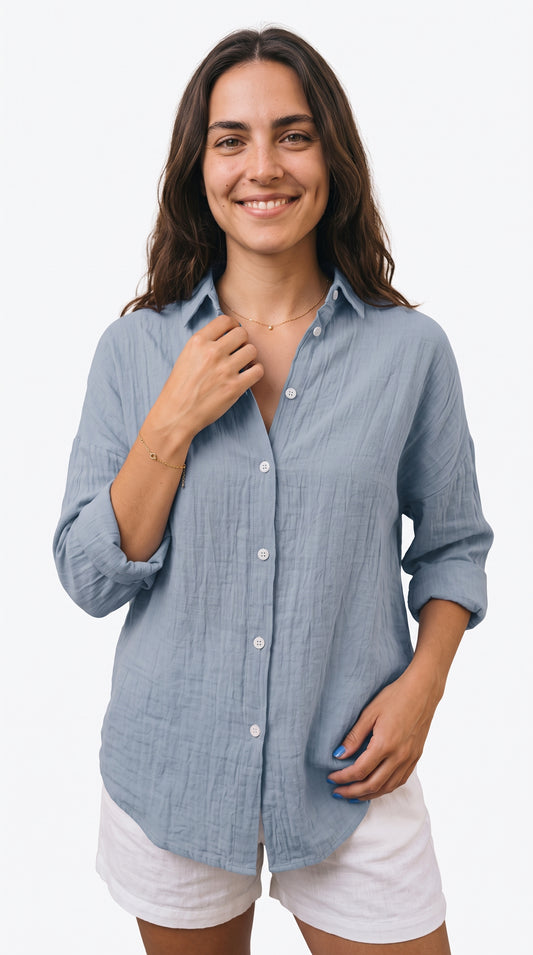 BLUSA PLISADA NIBA