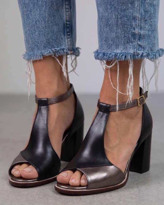 ZAPATOS DE TACÓN ERGONÓMICOS - NOIR
