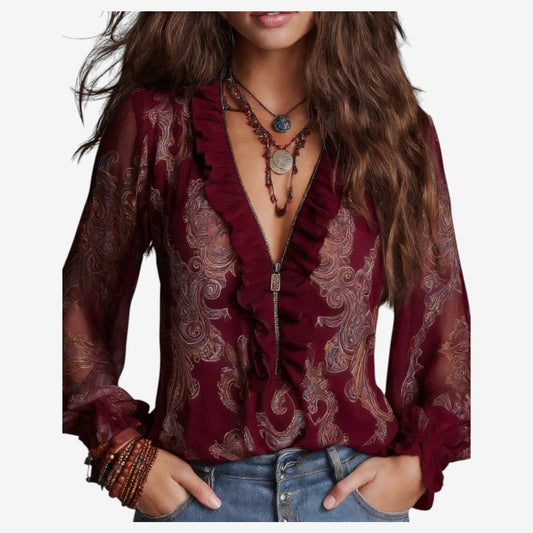 BLUSA DE CHIFFÓN - SERENADE