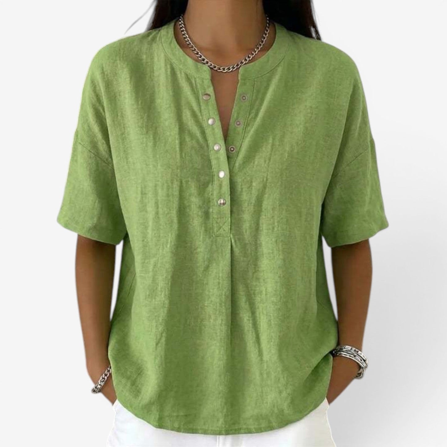 BLUSA DE LINO - KASSANDRA