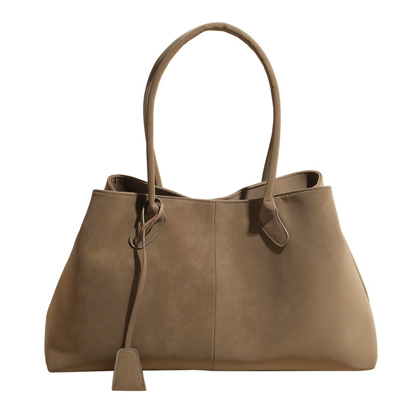 BOLSO DE HOMBRO DE ANTE SINTÉTICO - ZIDRA