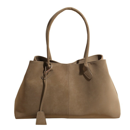 BOLSO DE HOMBRO DE ANTE SINTÉTICO - ZIDRA