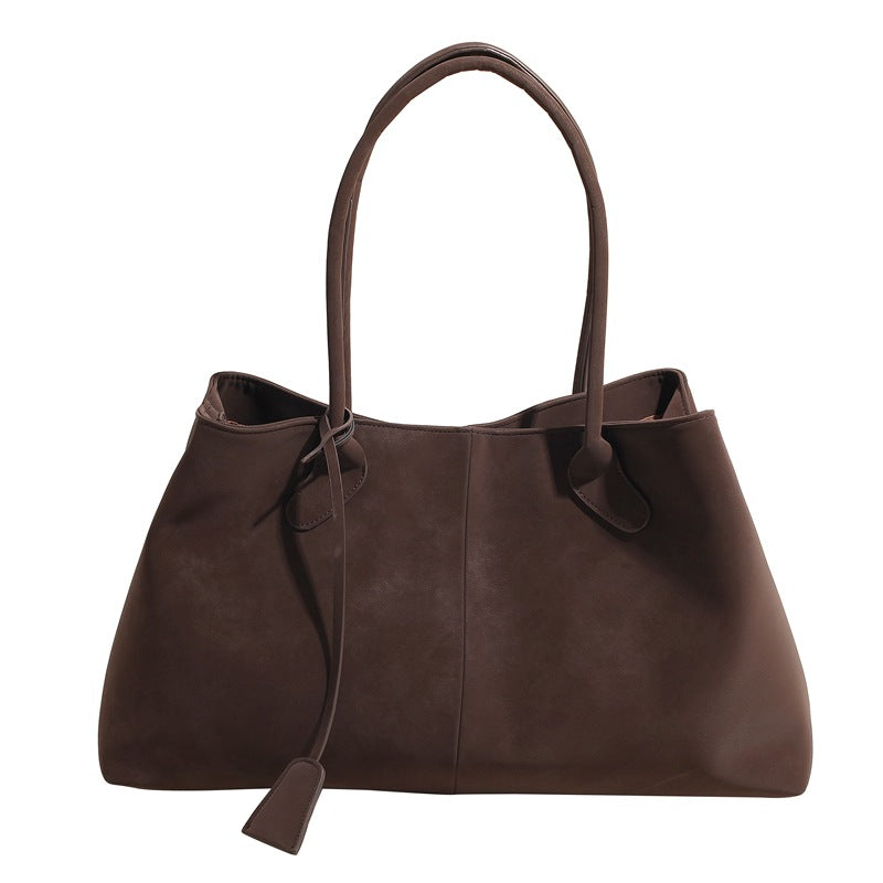 BOLSO DE HOMBRO DE ANTE SINTÉTICO - ZIDRA