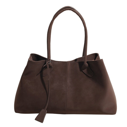BOLSO DE HOMBRO DE ANTE SINTÉTICO - ZIDRA