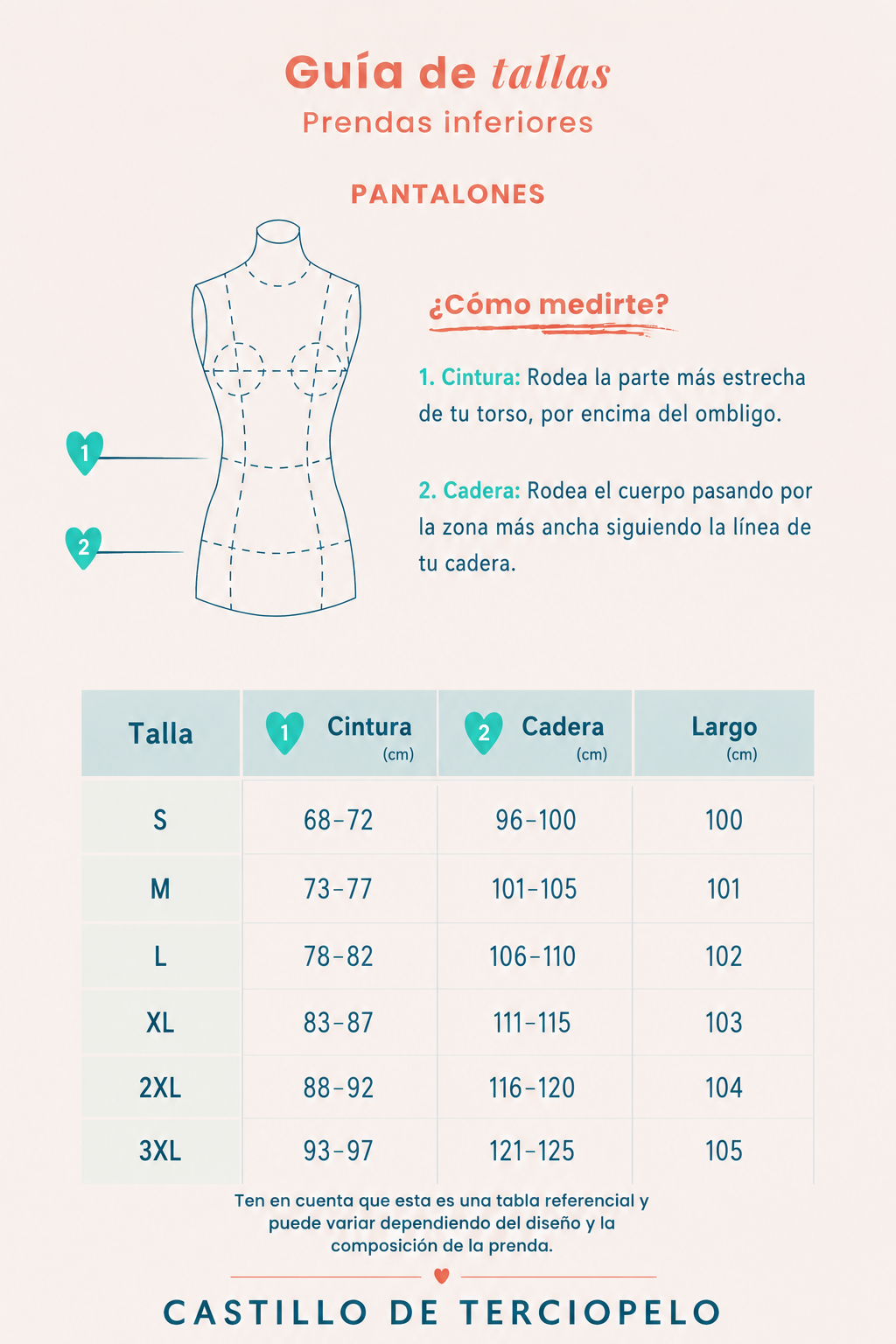 Guía de tallas